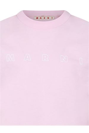 Logo-Print T-Shirt MARNI KIDS | M01466M00RF0M347